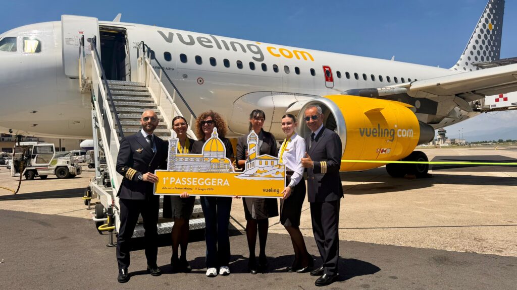 Vueling_primo volo Firenze-Minorca (1)